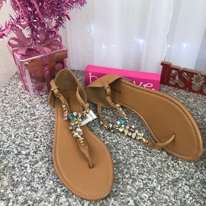 NWT TORRID SANDALS WITH GEMS